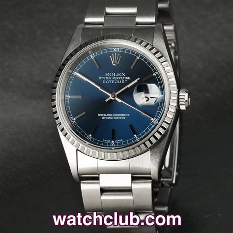 rolex ref 16220 blue 2001|Rolex datejust 16220 for sale.